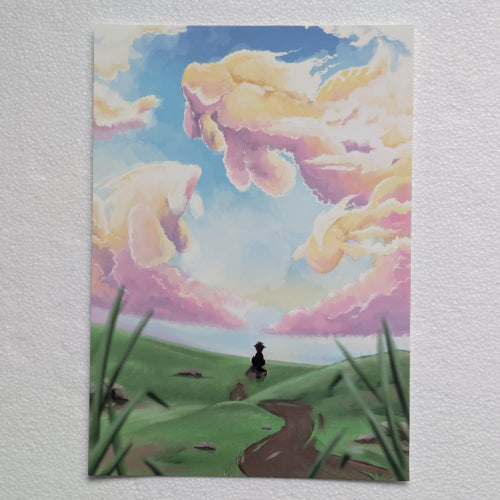 Print - Koi Watching