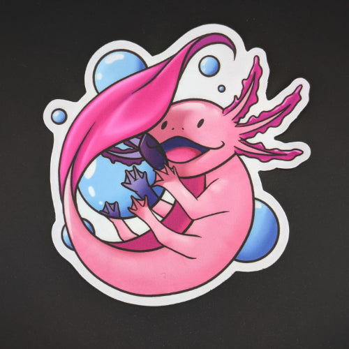Sticker - Axolotl Bubble