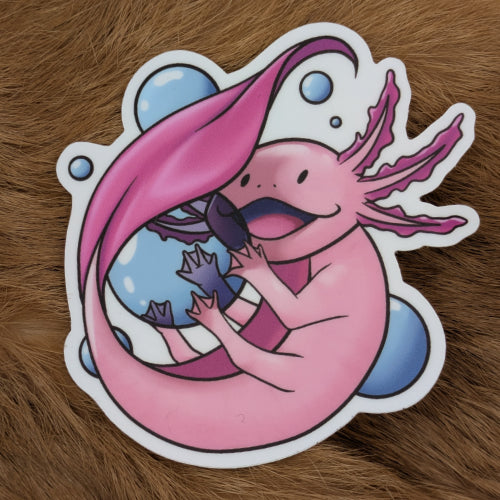Sticker - Axolotl Bubble